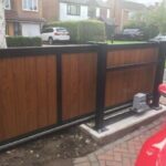 Sheeted Metal Pedestrian Gate