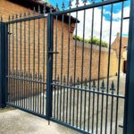 Sheeted Metal Pedestrian Gate