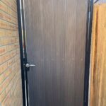 Sheeted Metal Pedestrian Gate