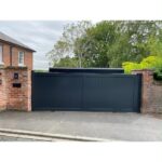 Sheeted Metal Pedestrian Gate