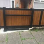 Sheeted Metal Driveway Gate