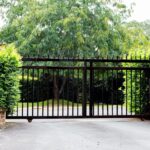 Double Metal Garden Gate