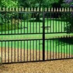 Double Metal Garden Gate
